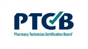 HSTI The ptcb pharmacy technician certification board logo displays the renowned approval of the certification.