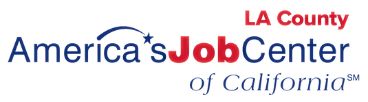 HSTI The American Job Center logo features prominently on a sleek black background, offering students invaluable resources and guidance for their financial journey.